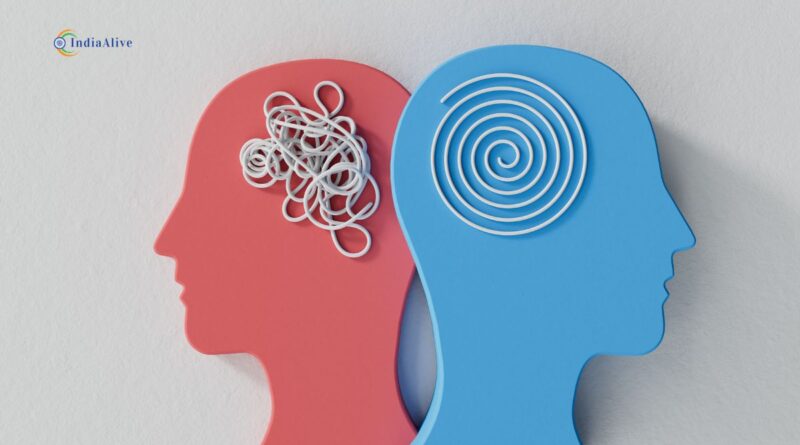 मानसिक स्वास्थ्य, तनाव और डिप्रेशन से जुड़ी मानसिक स्थिति को दर्शाती प्रतीकात्मक तस्वीर